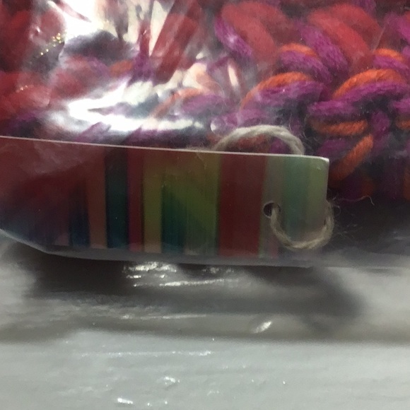 Anthropologie Inca Cowl Neck Warmer Hand Knit Pink/Rose - Picture 7 of 8